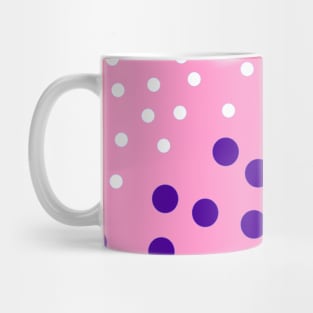 Cheerful Dots - Pink and Purple | Polka Dots Mug